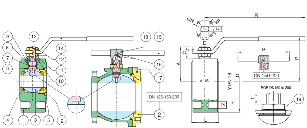 Valpres - Wafer Ball Valves - Wafer PN16 - 720302
